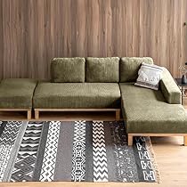 Amazon.co.jp: モダンデコ カウチソファー コーデュロイ 3人掛け