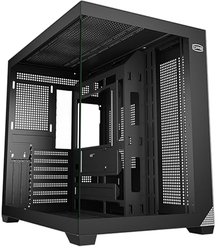 Amazon.co.jp: KEDIERS pcケース ミドルタワー,6 PWM ARGBファン搭載