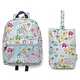 キッス゛ハ゛ック゛ ラージリュック＆シュース゛ハ゛ックセット（ZOO ）フ゛ルー 通園バッグ リュック キッズリュック 幼稚園 バッグ セット 女の子 男の子 上履き入れ シューズ入れ