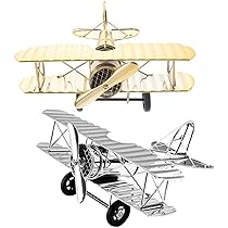 Amazon.co.jp: LIFKICH 2個 飛行機モデル ヴィンテージ飛行機の