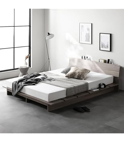 Amazon｜RASIK ベッド ダブル ステージタイプ 3ゾーンポケットコイル