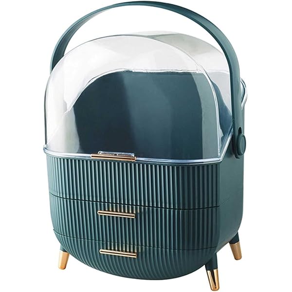 Amazon.co.jp: メイクアップオーガナイザー 回転メイクアップ