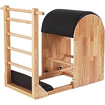 ラスト1台最終値下  工場直販未開封ピラティスリフォーマー未使用品 Amazon.co.jp: Warayumi ピラティス ラダーバレル 無垢材