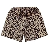 MANIS(マニス) アニマルシール生地ヒョウ柄パンツ M 110cm/ブラウン NO.R-J-14566