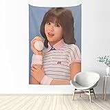 松田聖子 (3) タペストリー 壁掛け布 アート装飾 布ポスター 壁掛けタペストリー カーテン 多機能 テーブルクロス ピクニック布 ビーチブランケット ソファカバー ベッドカバー150x100cm （60x40inch）
