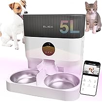 Amazon | ブリシア 自動給餌器 猫 多頭飼い カメラ付き自動給餌器 2匹