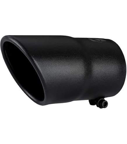 Adjustable 3-3.5 Inch Inlet Exhaust Tip - 5 Outlet Stainless Steel With Black Powder Coat