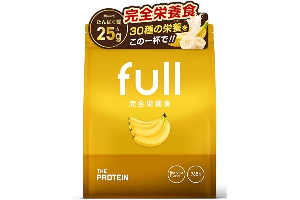 ザプロ 完全栄養食 プロテイン バナナ風味 765g ソイプロテイン たんぱく質25g 30種類栄養成分 乳酸菌45億個 ビフィズス菌 食物繊維 | 置き換え 人工甘味料不使用 国内製造 武内製薬THE PROTEIN