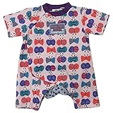 【H28年春物】 CHILD CHAMP(チャイルド チャンプ) SZ天竺クモ/チョウ柄ミニカバーオール 60cm/PP NO.C-86161551