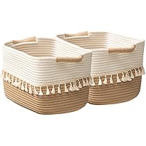 Amazon.co.jp: LA JOLIE MUSE 収納バスケット 北欧 カゴ 3点セット