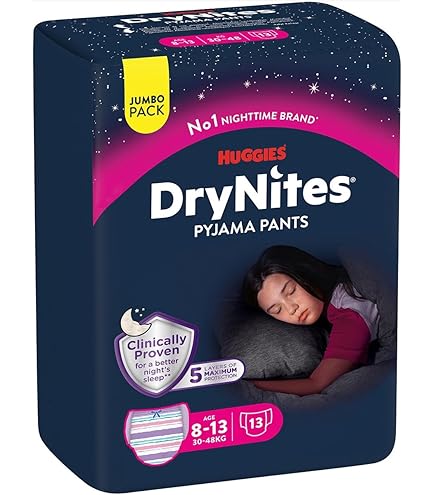 DryNites 女の子用 おねしょパンツ 9枚快適