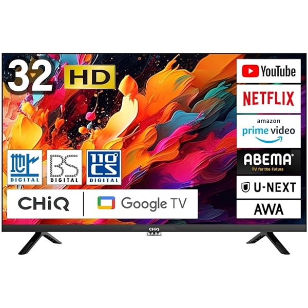 □中古品 TCL 32型液晶テレビ スマートテレビ AndroidTV 32S5200A 2021  