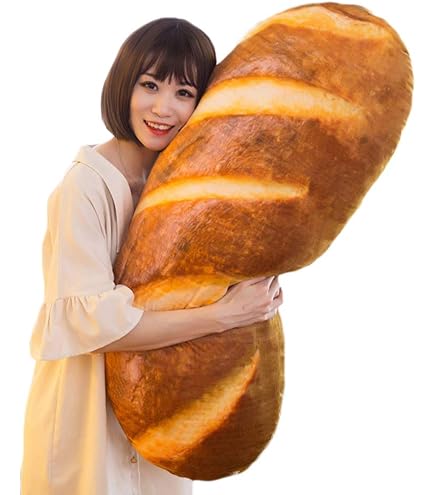 Bettli Plush Hamburger Throw Pillow - 23.5 Inch Giant Food Pillow Cushion