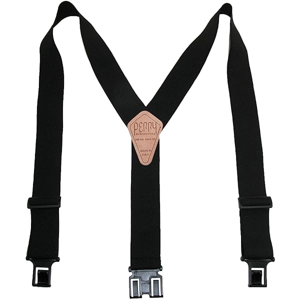 【美品】BRETELLE&BRACES 　ブラック サスペンダー ボックス入り BRETELLE & BRACES サスペンダー（グレーストライプ） – collective.