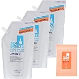 【Amazon.co.jp限定】 【まとめ買い】SEABREEZE(シーブリーズ) 全身薬用ローション(医薬部外品) つめかえ用700mL×3個+おまけ