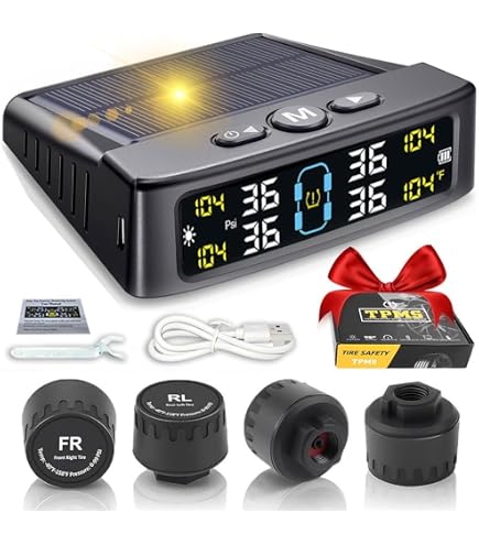 Amazon.co.jp: TPMS タイヤ空気圧モニター【2026新登場・日本語警告音