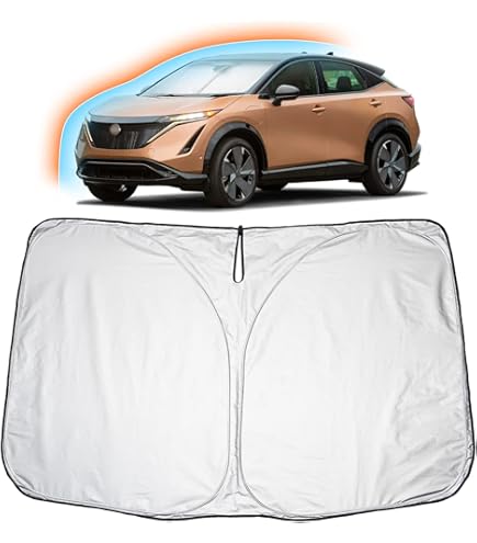 Amazon | ARIYA アリア用 フロントシェード ステアリングカバー機能付