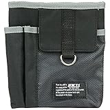 SK11(エスケー11) シザーケース M 幅160×高さ180×奥行40mm グレー メッシュポケット＆ペン差し付 F-741 GRAY