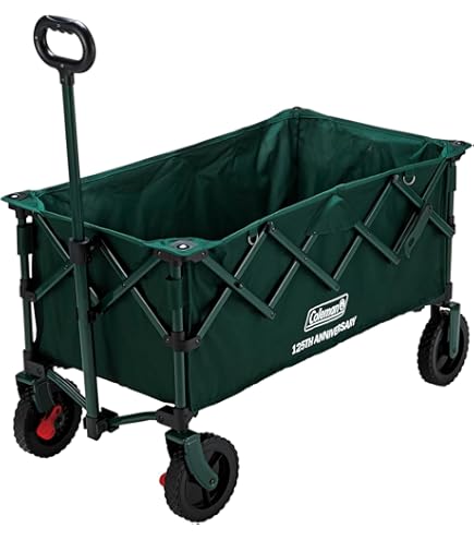 Amazon.co.jp: Coleman Carry Cart, Outdoor Wagon (Lime-Yellow