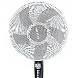 山の奥 扇風機カバー 安全カバー 無地 セーフティーネット 家庭用 羽根経45cm