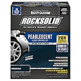 Rocksolid Pearlescentフロアコーティングミッドナイトブルー80ozキット