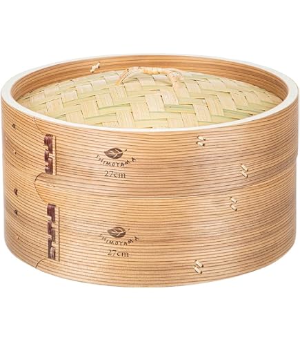 Amazon | 【かごや】竹 中華セイロ 27cm[本体](0285) | かごや