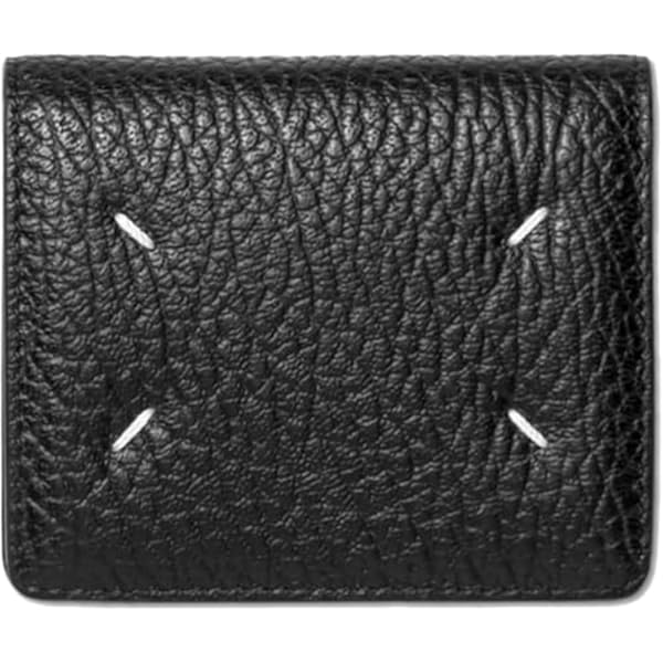 メゾンマルジェラ 三つ折り財布 ブラック 4ステッチ コンパクト財布 小銭入れ Amazon | 財布 マルジェラ 三つ折り財布 レディース 4ステッチ ミニ