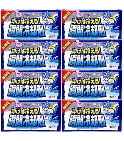 Amazon | 扶桑化学 叩けば冷える 瞬間冷却剤 5枚 | 扶桑化学 | 冷却 
