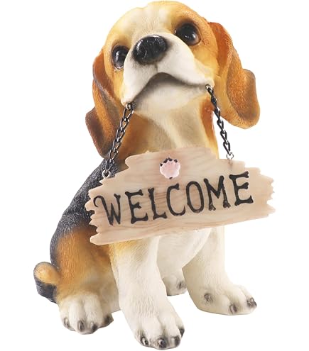 Amazon.co.jp: 犬 置物 クリスタル 犬の置物 ビーグル ガラス細工