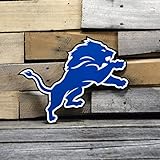 NFLスポーツストリートsignsteelサイン、デトロイトライオンズ、12 "