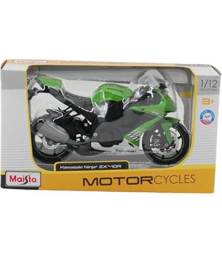 Amazon | ミニダイキャストカー に適合する カワサキニンジャ ZX-10R