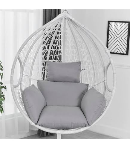 Amazon.co.jp: [ムリョ] ハンギングウィッカー籐チェアクッション 2人