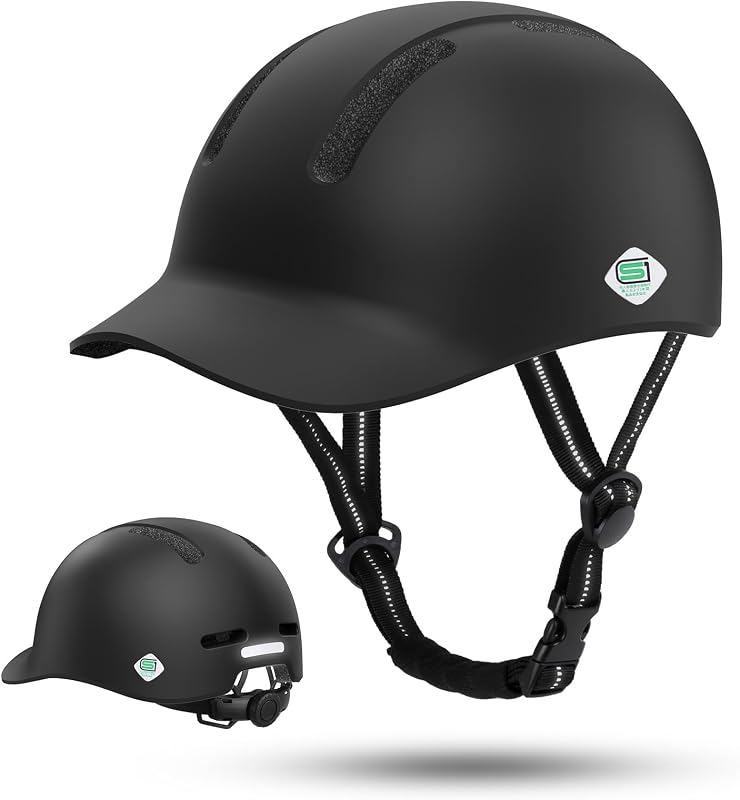 【SG認証】Issufel 自転車 ヘルメット 帽子型 大人 学生 SG規格 【M/L/XLサイズ】 CE/CPSC認証済 EN1078規格 高剛性&通気性&超軽量 御洒落 キャップ型 街乗り 男女兼用 通勤 通学用ヘルメット サイズ調節可能