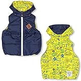 ベビードール リバーシブルアウター中綿ベスト 子供服 140cm ネイビー