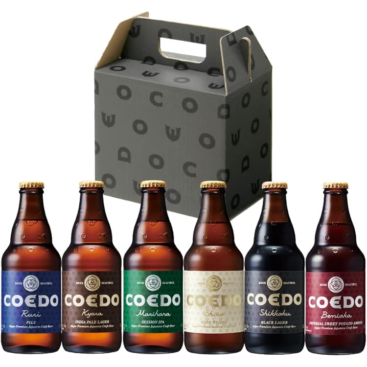 Amazon.co.jp: バレンタイン コエドビール COEDO 333ml × 6本 飲み比べ
