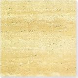 大理石 トラバーチン穴埋め ベージュ 磨き 400x600角(40x60センチ) 規格サイズ 400x600x15 一枚からの販売・単価 床・壁・リビング・玄関 クールマット・のし台としても マーブル