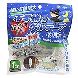 エスディアイジャパン 多用途超強力両面 取り剥がし簡単 不思議なゲルテープ 厚さ2mm×幅30mm×長さ1m