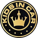 KIDS IN CARマグネット（ゴールド）