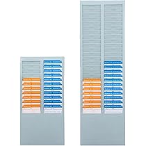 Amazon | タイムカードラック 24人用/50人用 ICカードホルダー 簡単