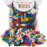 Building Bricks - 1000 Pc Bulk Blocks - Includes 60 Roof Pieces - Compatible with Lego [並行輸入品]