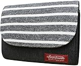 Exprenade(エクスプレナード) 母子手帳ケース グレーボーダー