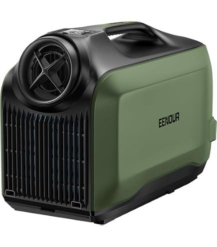 Amazon | EENOUR ポータブルエアコン PA800 冷房暖房 1.85kW/6300BTU