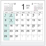 Amazon Cdケースサイズ卓上カレンダー ポップカラー カレンダー 文房具 オフィス用品