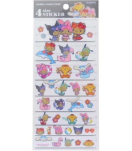 Amazon.co.jp: ハローキティ[シールシート]4sizeステッカー