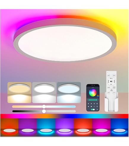 【新品】TALOYA スマートLEDシーリングファン リモコン RGB 6~8畳 Amazon | TALOYA スマートLEDシーリングファンライト Alexaに対応 6~8