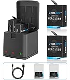 Amazon | JHTC 最新型 GoPro HERO 8 バッテリー 3*1500mAh 交換