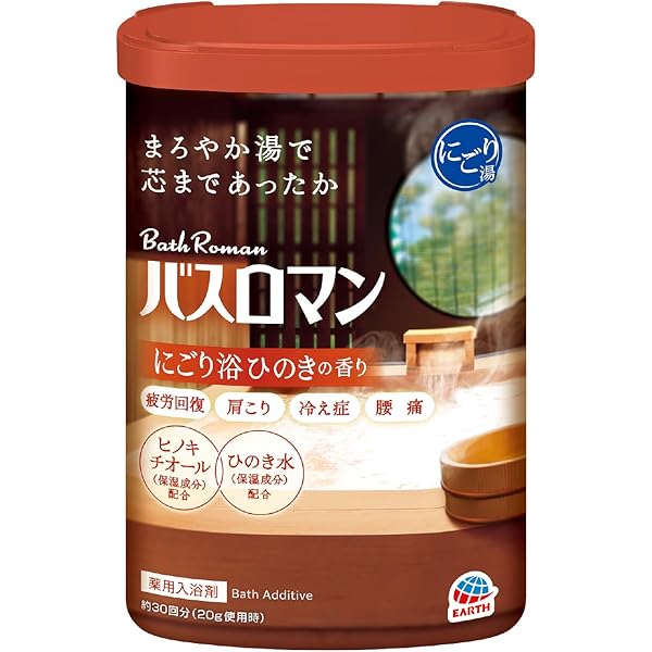 Amazon | バスロマン 入浴剤 にごり浴 さくらの香り 600g 温泉成分