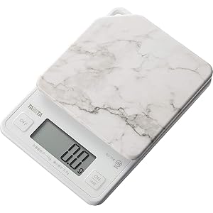 タニタ クッキングスケール キッチン はかり 料理 デジタル 1kg 0.5g単位 ストーンホワイト KJ-114 SW…