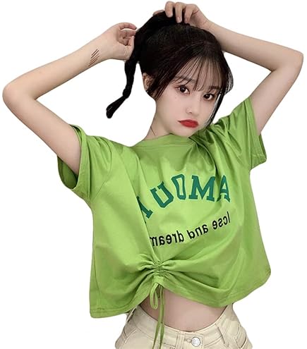 Amazon.co.jp: 詩仙堂 ちりめん 半袖 カットソー 日本製