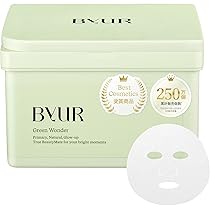 ByUR アクアセラムマスク 4枚 スージンググリーン
